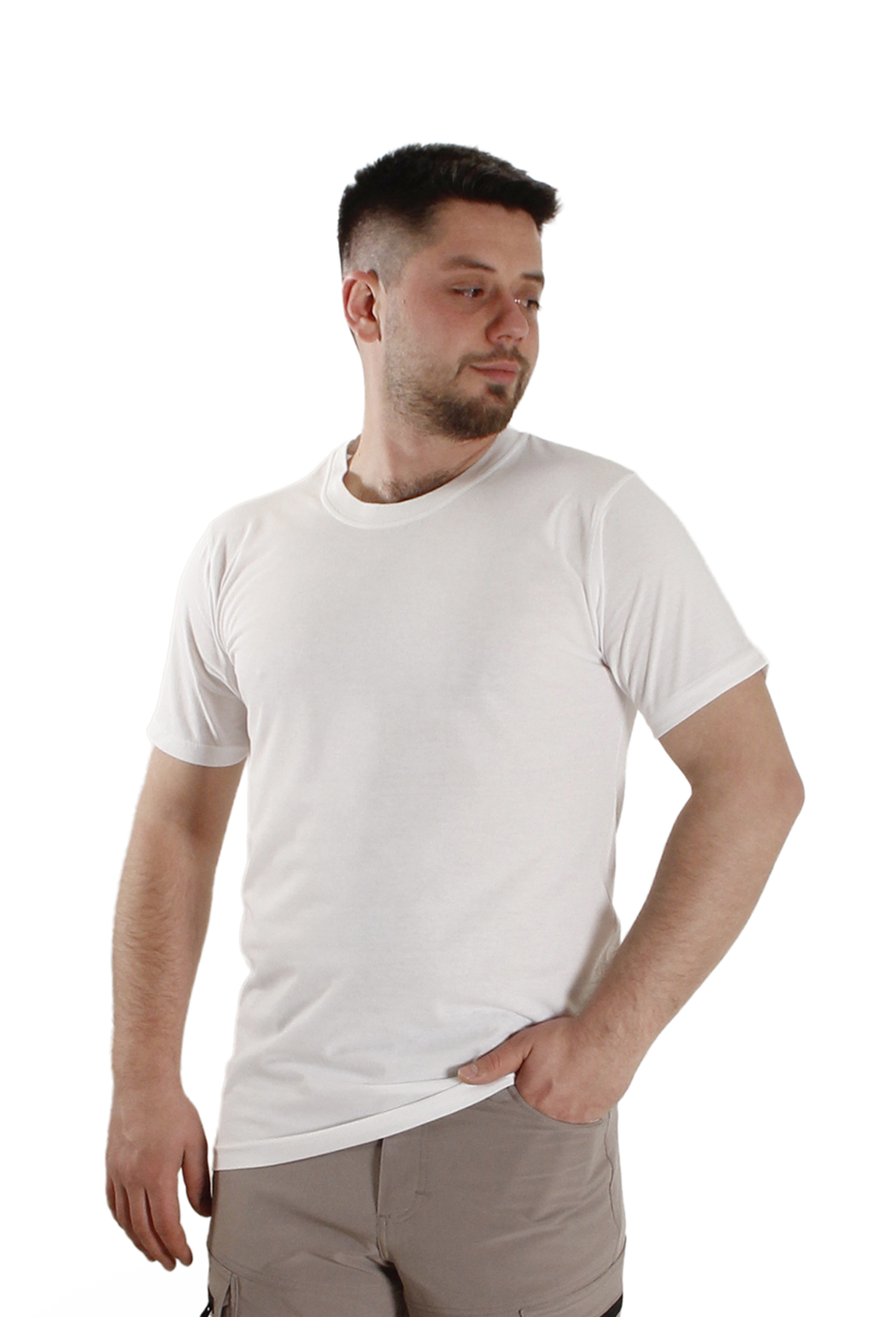 OPEN-END SUPREM SIFIR YAKA T-SHIRT