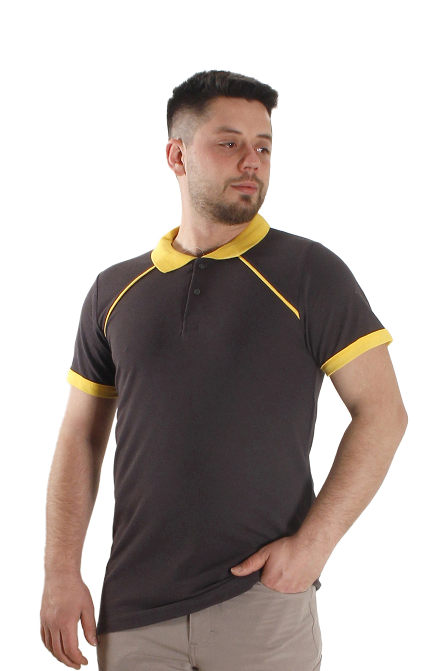 Füme Polo Yaka T-Shirt